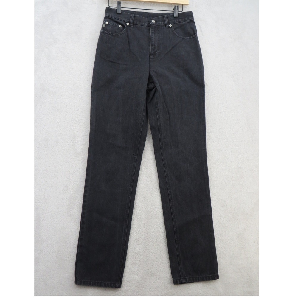 Vintage Lauren Jeans Co Ralph Lauren Womens 4 Black Jeans Hong Kong 100% Cotton